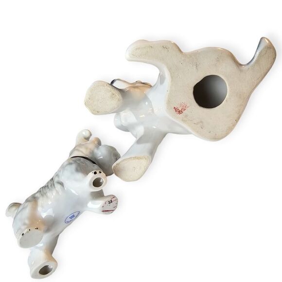 Vintage Romanian Porcelain Dog Collection Cocker Spaniel Dalmation Scottie - Picture 11 of 14